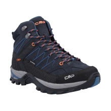 CMP Hiking Shoes Rigel Mid Trekking WP (Trekking, waterproof) dark blue/orange Men